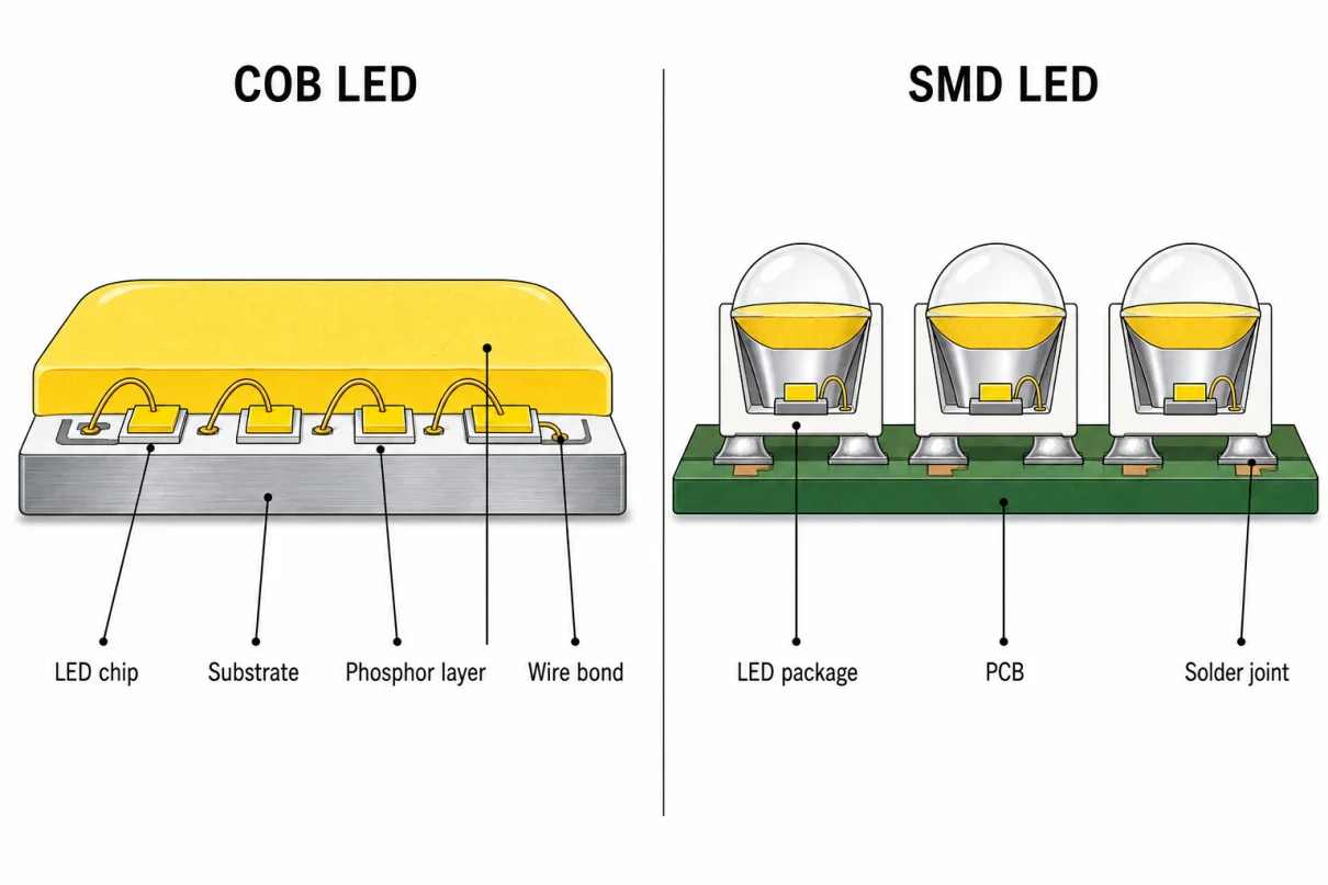 Multiple bare chips mounted on one substrate