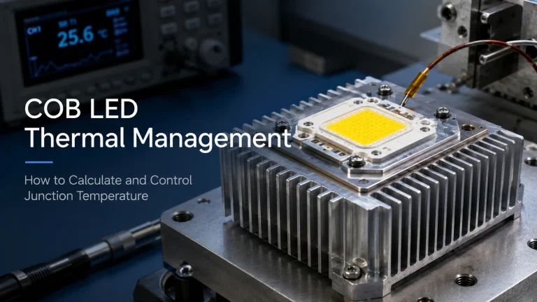 COB LED Thermal Management How to Calculate and Control Junction Temperature in High-Power Light Engines