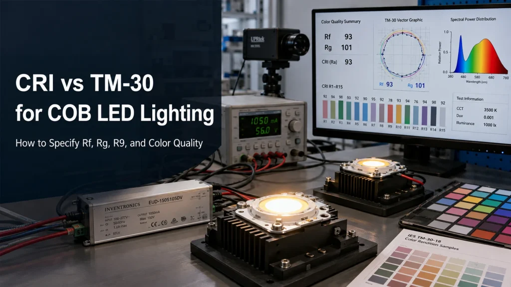 CRI vs TM-30 for COB LED Lighting How to Specify Rf, Rg, R9, and Color Quality
