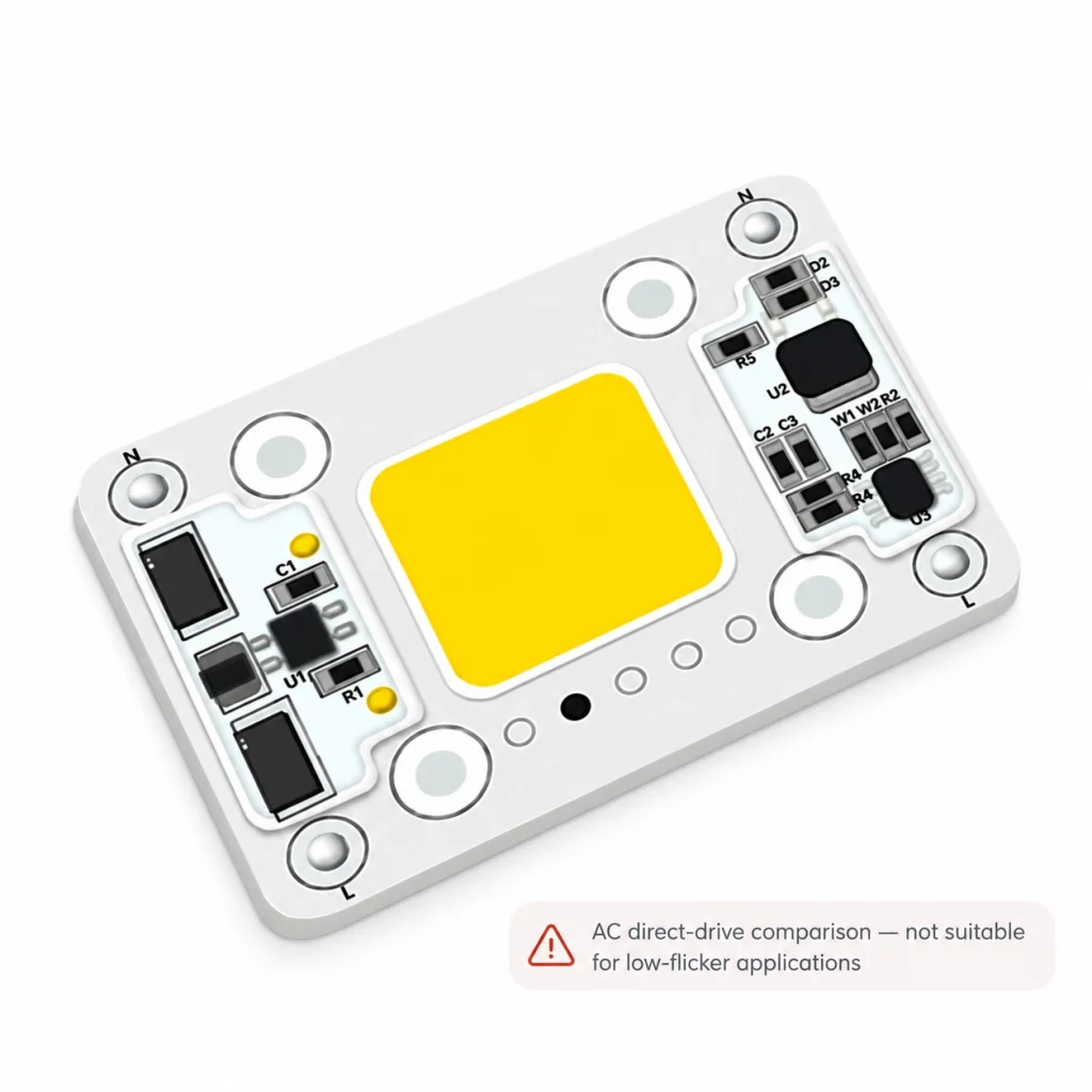 IHY 220V 50W AC COB LED module with integrated smart IC and driverless design